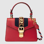 Gucci Sylvie leather mini bag 470270 D4ZAG 8457