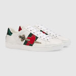 Gucci Ace leather embroidered sneaker 472990 A38G0 9064