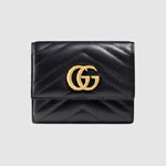 Gucci GG Marmont matelasse wallet 474802 DRW1T 1000