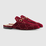 Gucci Princetown GG velvet slipper 475094 9JT20 6496