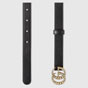 Gucci Leather belt with pearl Double G buckle 476342 AP0WT 8681 - thumb-2