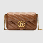 Gucci GG Marmont matelasse super mini bag 476433 0OLFT 2535