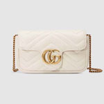 Gucci GG Marmont matelasse leather super mini bag 476433 DSVRT 9022