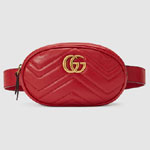 Gucci GG Marmont matelasse leather belt bag 476434 DSVRT 6433
