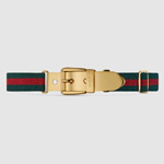 Gucci Web belt with square buckle 476450 HGW1G 8476