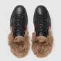 Gucci Ace sneaker with wool 496093 0FI50 1093 - thumb-2