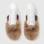 Gucci Ace sneaker with wool 496093 0FI50 9096 - thumb-2