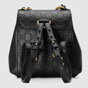 Gucci Padlock Gucci Signature backpack 498194 0DM1G 1000 - thumb-3