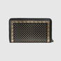 Gucci Guccy print leather zip around wallet 510488 0GUSN 1055 - thumb-3