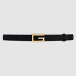 Gucci Suede belt with G buckle 523305 CRJ0G 1000