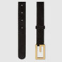 Gucci Suede belt with G buckle 523305 CRJ0G 1000 - thumb-2