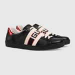 Gucci stripe leather sneaker 523469 0FIV0 1076