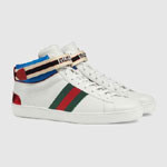 Gucci stripe Ace high-top sneaker 523472 0FIW0 9092