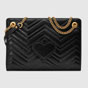 Gucci GG Marmont matelasse medium shoulder bag 524592 0OLBT 1000 - thumb-3