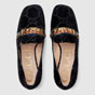 Gucci Sylvie GG velvet mid-heel pump 525082 9TI10 1071 - thumb-3