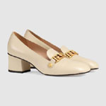 Gucci Sylvie leather mid-heel pump 537539 CQXS0 9583