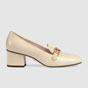 Gucci Sylvie leather mid-heel pump 537539 CQXS0 9583 - thumb-2