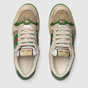 Gucci Distressed GG canvas and leather sneaker 546551 9Y920 9666 - thumb-2