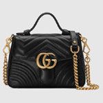 Gucci GG Marmont mini top handle bag 547260 DTDIT 1000