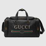 Gucci Print leather carry-on duffle 547838 0Y2AT 8163