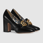 Gucci Leather pump with Double G 549672 C9D00 1000