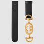 Gucci Leather belt Interlocking G Horsebit 550122 AP00G 1000 - thumb-2