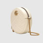 Gucci GG Marmont mini round shoulder bag 550154 0OLET 9022 - thumb-2