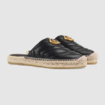 Gucci Leather espadrille with Double G 551881 BKO00 1000