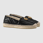 Gucci Leather espadrille with Double G 551890 BKO00 1000