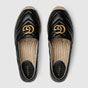 Gucci Leather espadrille with Double G 551890 BKO00 1000 - thumb-2