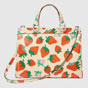 Gucci Zumi Strawberry print medium top handle bag 564714 08NAX 9036 - thumb-3