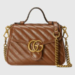 Gucci GG Marmont mini top handle bag 583571 0OLFT 2535