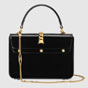 Gucci Sylvie 1969 patent leather mini top handle bag 589479 1J70G 1000 - thumb-3