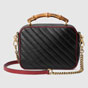 Gucci GG Marmont small shoulder bag with bamboo 602270 0OLFX 8277 - thumb-3