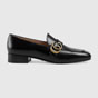 Gucci Leather loafer with Double G 602496 C9D00 1000 - thumb-2