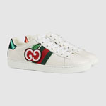 Gucci Womens Ace sneaker with GG apple 611377 DOPE0 9064