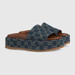 Gucci platform slide sandal 623212 2KQ00 4402