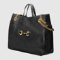 Gucci Horsebit 1955 large tote bag 623695 1U10G 1000 - thumb-2