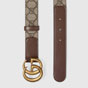 Gucci GG belt with Double G buckle 625839 92TLT 8358 - thumb-2