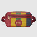 Gucci Baiadera stripe canvas belt bag 625895 2CSAT 8946