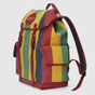 Gucci Baiadera stripe canvas backpack 625939 2CSCT 8946 - thumb-2