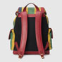 Gucci Baiadera stripe canvas backpack 625939 2CSCT 8946 - thumb-3