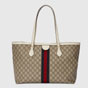 Gucci Ophidia medium tote with Web 631685 96IWB 9794 - thumb-3