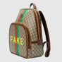Gucci Fake Not print medium backpack 636654 2GCCG 8289 - thumb-2