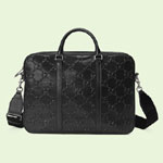 Gucci GG embossed briefcase 658573 1W3CN 1000