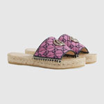 Gucci GG Multicolor espadrille sandal 663678 2UZO0 5292
