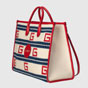 Gucci Cannes striped tote bag 663709 JFIDG 9879 - thumb-2