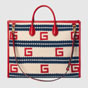 Gucci Cannes striped tote bag 663709 JFIDG 9879 - thumb-3