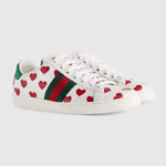 Gucci Ace sneaker with hearts 676959 1XG60 9062