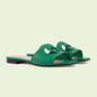 Gucci Interlocking G cut-out slide sandal 694451 US000 3727 - thumb-2